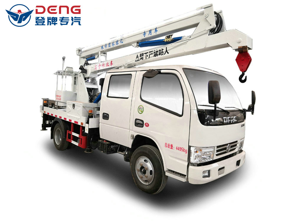 東風(fēng)多利卡雙排12米藍牌高空作業(yè)車