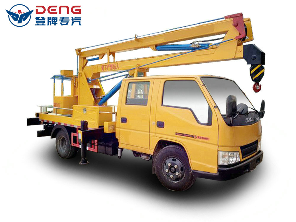 江鈴雙排12米藍牌高空作業(yè)車