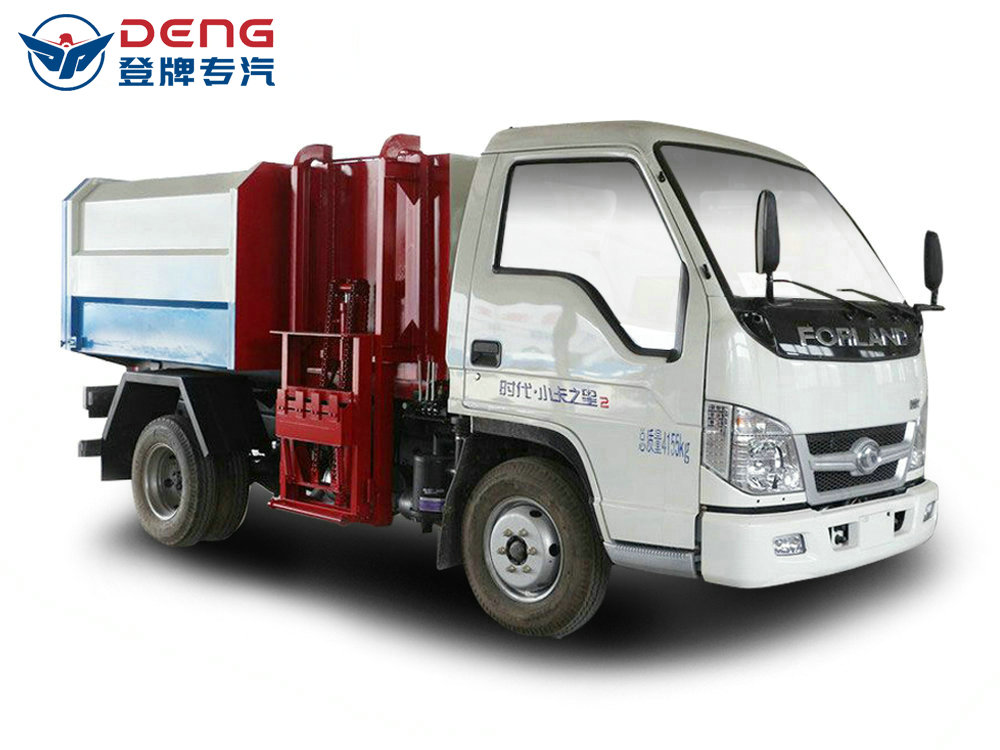 福田小卡(3方)CLW5041ZZZB5掛桶垃圾車