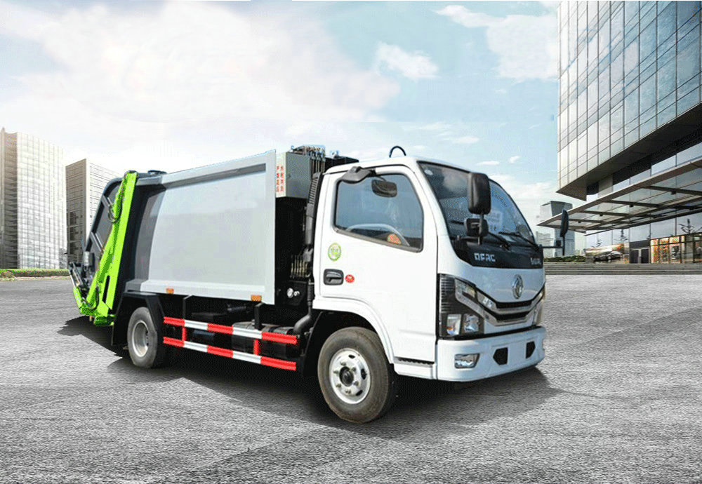 國六東風(fēng)多利卡六方壓縮垃圾車_02