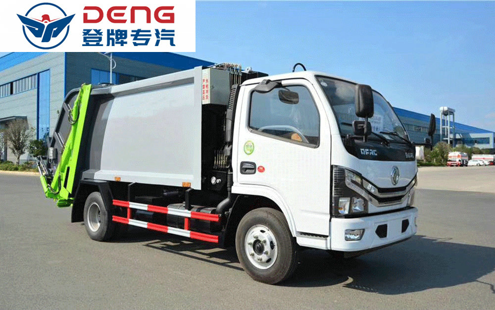 國六東風(fēng)多利卡六方壓縮垃圾車_05