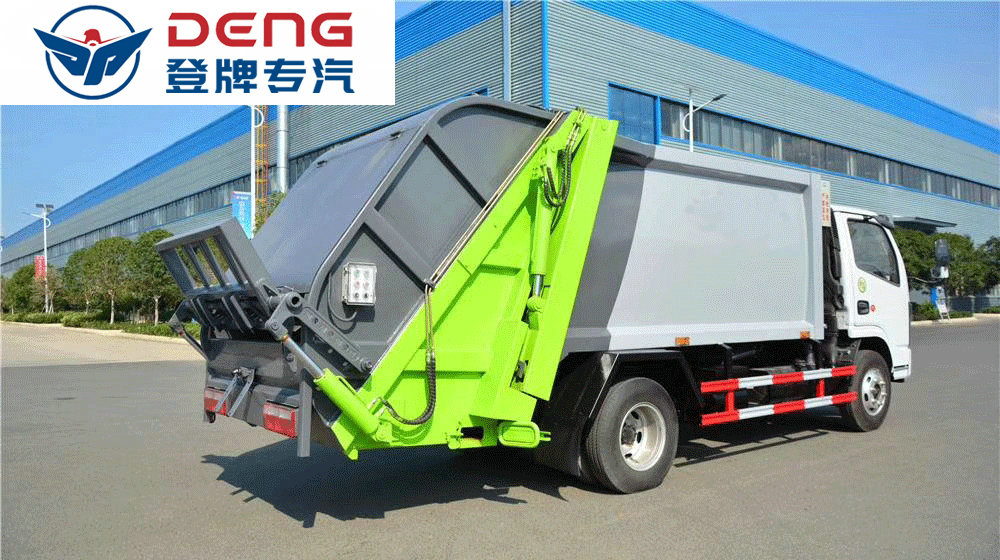 國六東風(fēng)多利卡六方壓縮垃圾車_09