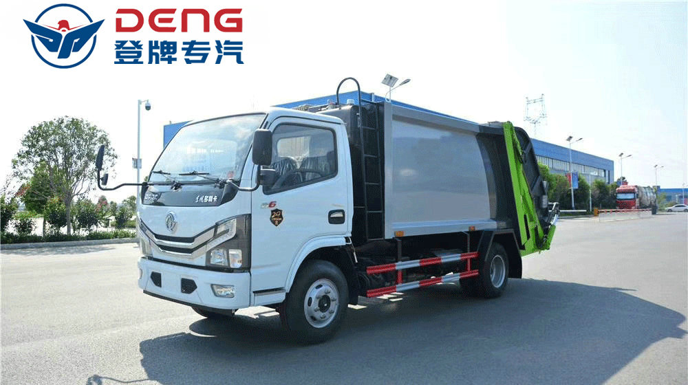 國六東風(fēng)多利卡六方壓縮垃圾車_07