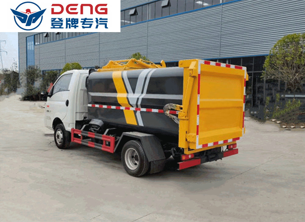國六凱馬側(cè)掛壓縮垃圾車_12