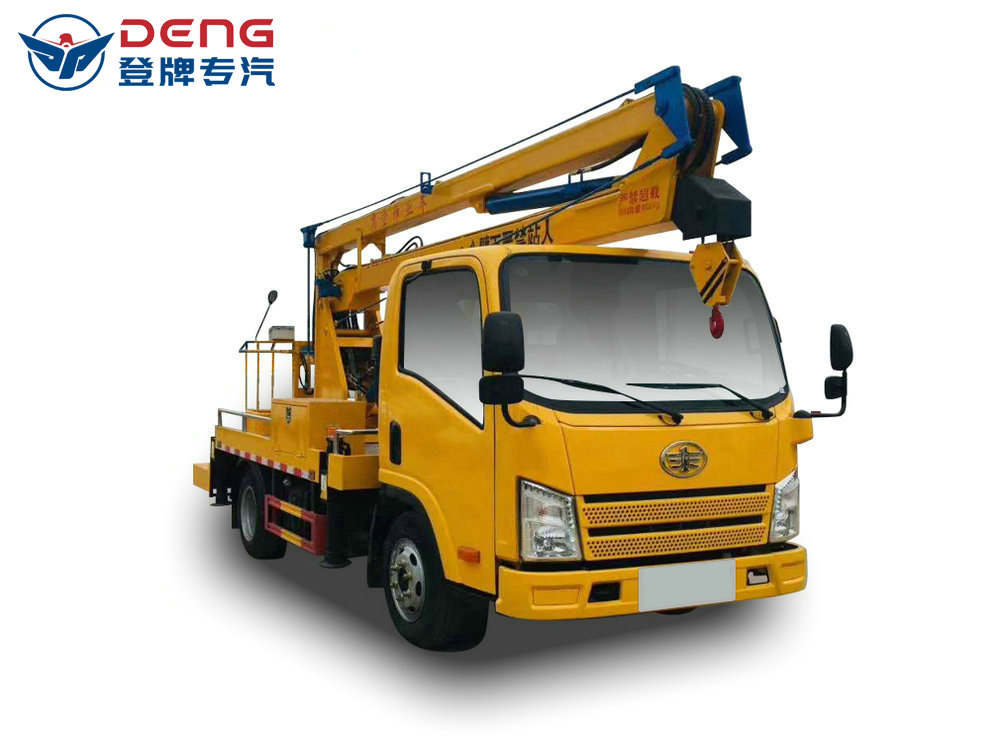 國六解放13.5米高空作業(yè)車