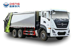 國(guó)六東風(fēng)天龍后雙橋18方壓縮垃圾車